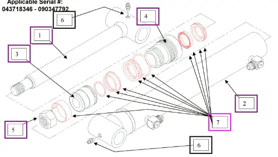 (Sold Out) Mahindra Tractor Seal Kit KMW05902030 Mahindra Direct Parts