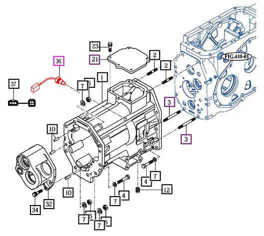 (Sold Out) Mahindra Tractor Sensor Assy,gear Tooth 19842275200 Mahindra Direct Parts