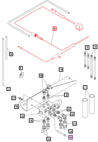 (Sold Out) Mahindra Tractor Solenoid Wiring Harness KMW14101107 Mahindra Direct Parts