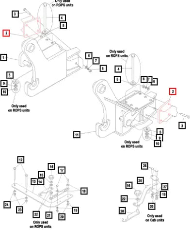 (Sold Out) Mahindra Tractor Spacer Plate KMW68012201 Mahindra Direct Parts