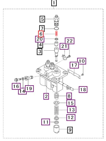 (Sold Out) Mahindra Tractor Spring Deli 47X01-13300 Mahindra Direct Parts