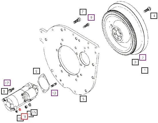 (Sold Out) Mahindra Tractor Spring Washer 04512-50080 Mahindra Direct Parts