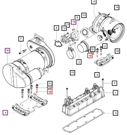 (Sold Out) Mahindra Tractor Stud Both End M10x1 5x28x8 8 SF1001035 Mahindra Direct Parts