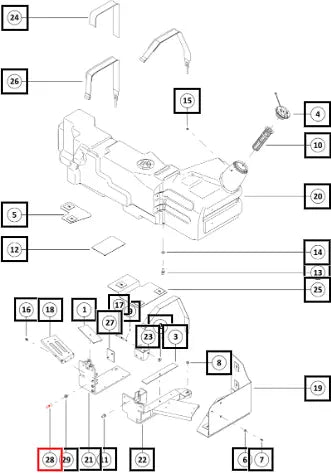 (Sold Out) Mahindra Tractor Stud M10x1 5x45x10 9 006507260B1 Mahindra Direct Parts