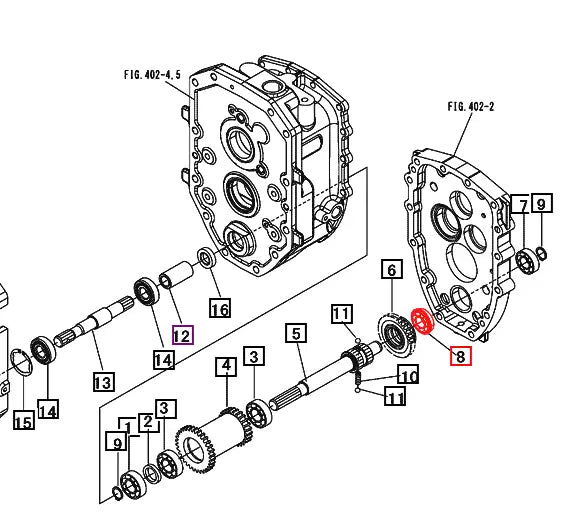 (Sold Out) Mahindra Tractor Transmission Bearing 07500060045 Mahindra Direct Parts