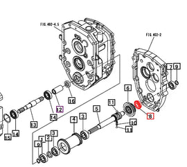 (Sold Out) Mahindra Tractor Transmission Bearing 07500060045 Mahindra Direct Parts