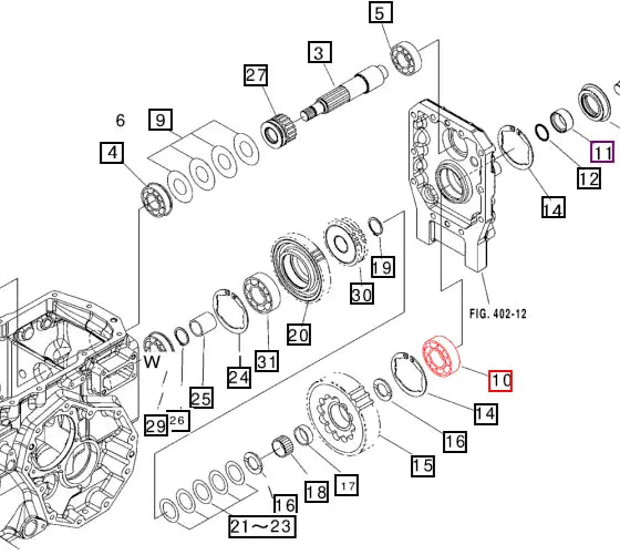 (Sold Out) Mahindra Tractor Transmission Bearing 07510662060 Mahindra Direct Parts