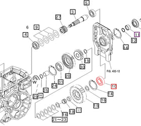 (Sold Out) Mahindra Tractor Transmission Bearing 07510662060 Mahindra Direct Parts