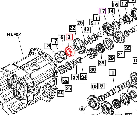 (Sold Out) Mahindra Tractor Transmission Bearing 07510662060 Mahindra Direct Parts