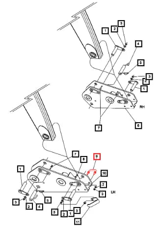(Sold Out) Mahindra Tractor U-bolt 3/8”-16 KMW05461211 Mahindra Direct Parts