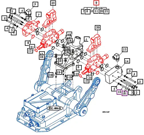 (Sold Out) Mahindra Tractor Valve Assy, Aux. 18765152000 Mahindra Direct Parts
