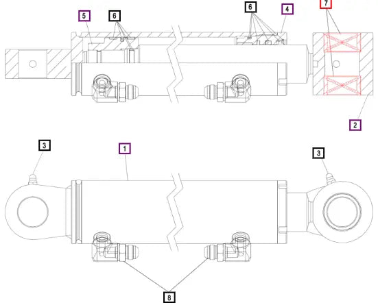 (Sold Out) Mahindra Tractor Wear Bushing KMW03102035 Mahindra Direct Parts