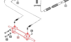 (Limited Availability) Mahindra Tractor Power Steering Cylinder 16704071200