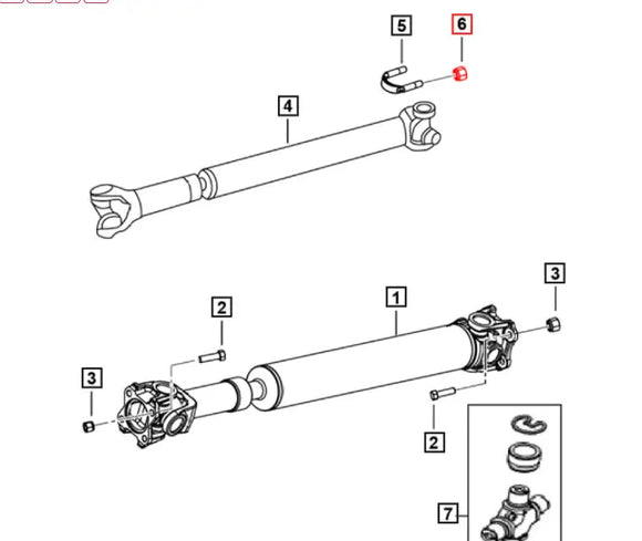 Mahindra Roxor U Joint Strap Nut SF0301075 Mahindra