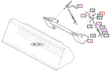 Mahindra Tractor Bolt, Hex M16x25 V2013616025