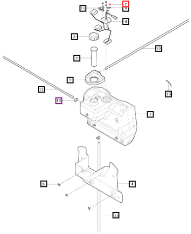 Mahindra Nut, Hex/2 M5 V3012600050