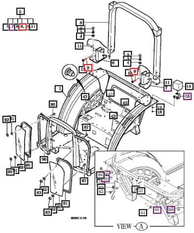 Mahindra Nut, Hex Normal /2 V3013600080