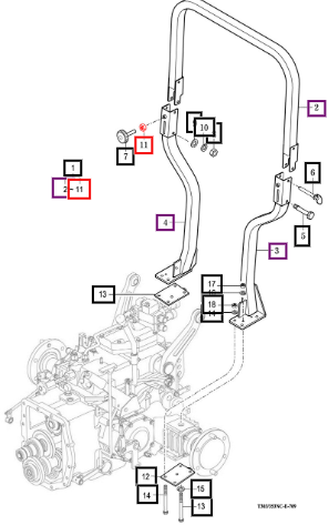 Mahindra Nut, Hex/2 V3043600060