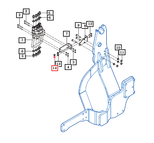 Mahindra Nut , Hex V3044600120