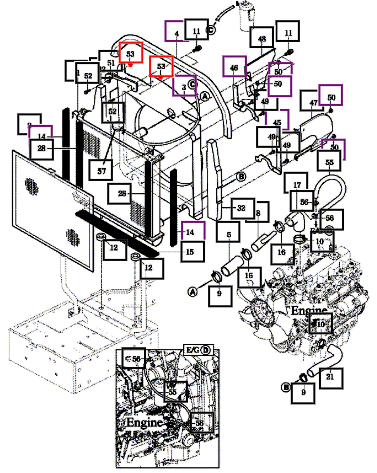 Mahindra Nut, Hex Flange V3802600060