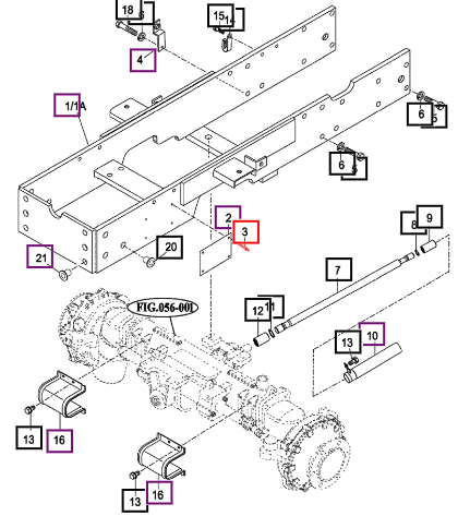 Mahindra Front Axle Blind Rivet V5502040093