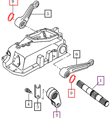 Mahindra C-Ring, Shaft V7041400480