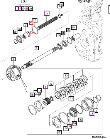 Mahindra C-Ring, Hole V7051400220