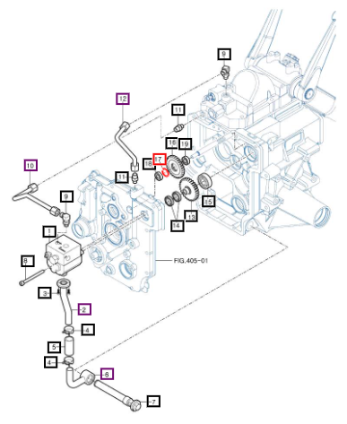 Mahindra C-Ring , Hole V7051400260