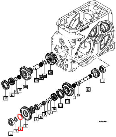 Mahindra C-Ring, Hole 52 V7051400520