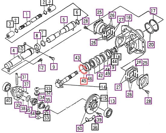 Mahindra C-Ring, Hole V7051400550