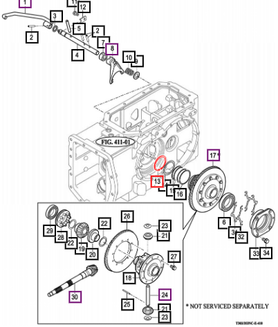 Mahindra C-Ring, Hole 75 V7051400750