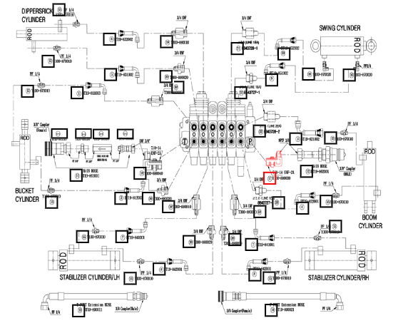 Mahindra Elbow 90 UNF7 8 UNF3 8 90 UNF7 8 UNF3 8 Y100-880030